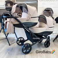 Carrozzina trio gemellare NUOVO