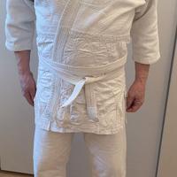 Completo per Judogi-Cotone bianco-TIGER Made Korea