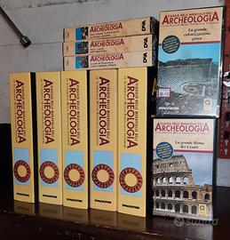 Meraviglie dell'archeologia De Agostini VHS + albi