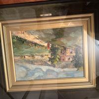 Quadri con cornice tre incisioni di Bertè su oro