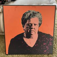 Quadro Sora Lella stampa artistica originale