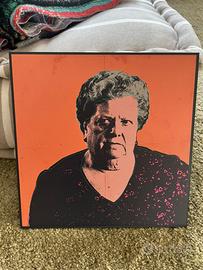 Quadro Sora Lella stampa artistica originale