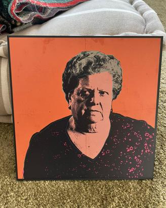 Quadro Sora Lella stampa artistica originale
