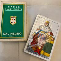 Carte sarde plastificate nuove