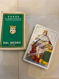 Carte sarde plastificate nuove