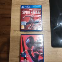 Spiderman 1 e Spiderman Miles Morales PS4 