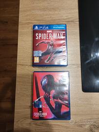 Spiderman 1 e Spiderman Miles Morales PS4 