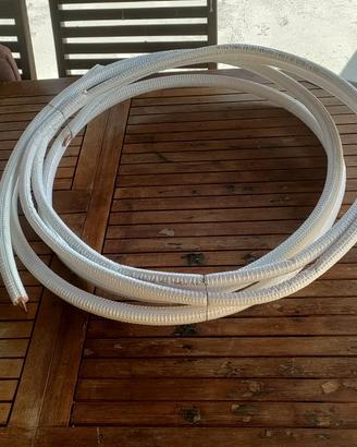 coppia di tubi + doppie staffe clima