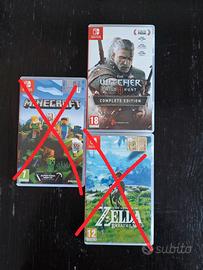 GIOCHI NINTENDO SWITCH CON CARTUCCIA