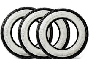 Gomme fascia bianca bordo bianco Vespa e Lambretta