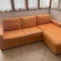 Divano letto con penisola