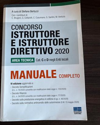 Concorso Istruttore area tecnica C D enti locali