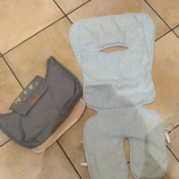 Copripasseggino cotone spugna azzurro