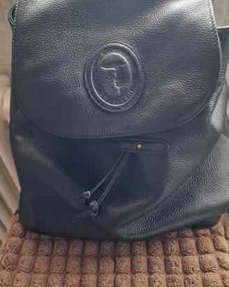 TRUSSARDI zaino pelle nera 