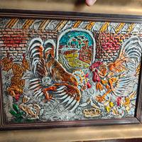 artista Ligabue basso rilievo
