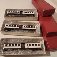 3 carrozze a 2 assi ''Corbellini'' delle FSAS