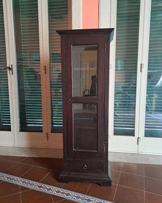 mobile vetrina in legno