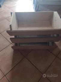 Tris di Maidde Antiche in Legno Massello