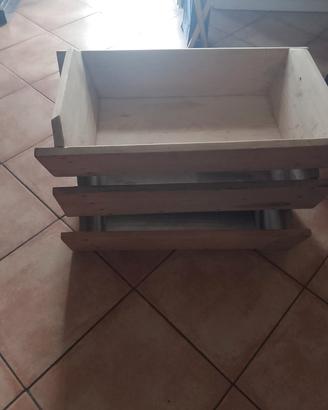 Tris di Maidde Antiche in Legno Massello