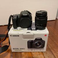 Canon eos 200 D con obbiettivo 18-55 IS STM Blk