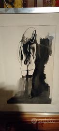 quadro nudo di donna 