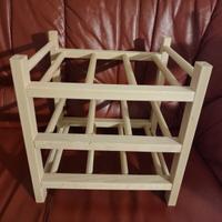 Porta bottiglie Ikea legno