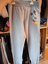 pantaloni tuta grigi bambino 10 anni