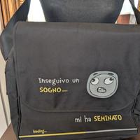 Borsa tracolla, postino, scuola,tempo libero,comix