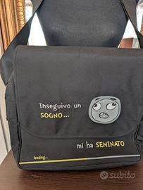 Borsa tracolla, postino, scuola,tempo libero,comix