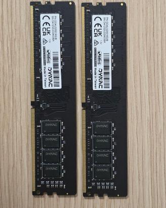 2x Ram Dynac 16Gb DDR4