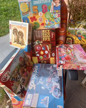 stock 7 giochi in scatola 