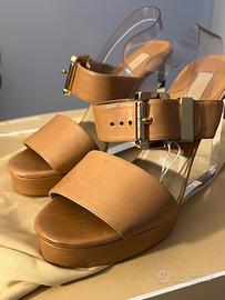 Scarpe pelle tacco trasparente Michael Kors 38