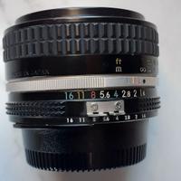 Obiettivo Nikon 50 F 1,4 AI