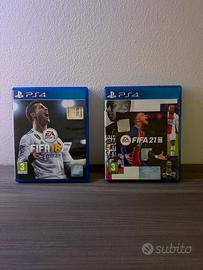 Set giochi PS4 e PS5 - FIFA 18 e FIFA 21