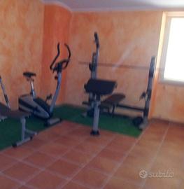 Cyclette e palestra 
