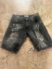 Jeans corto nero
