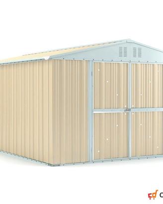 Box capanno acciaio lamiera 327x459cm avorio
