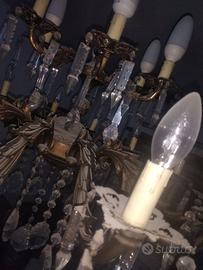 Lampadario 18 luci vintage Maria Teresa