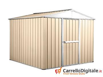 Box porta attrezzi in lamiera 276x260 beige