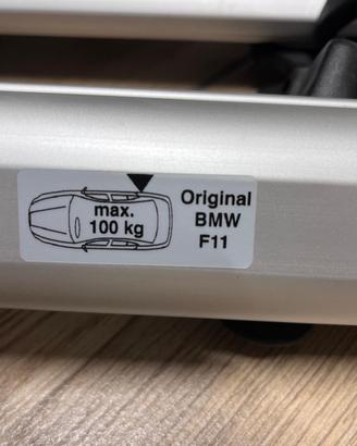 Barre portatutto BMW originali con 3 portabici
