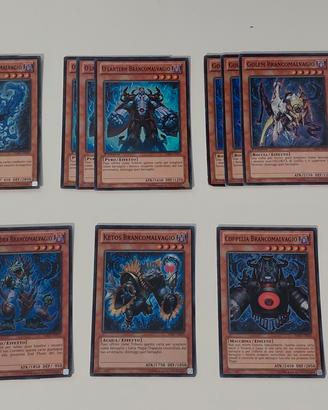 lotto carte brancomalvagio yugioh