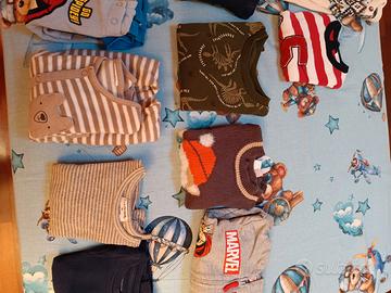 vestiti invernali 6/12 mesi bambino 