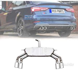 SILENZIATORE DI SCARICO AUDI A3 S LINE SEDAN 13-20