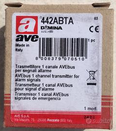 AVE 442ABTA
 Interfaccia contatti di allarme 1 ch