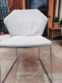 4 sedie imbottite Saba Italia