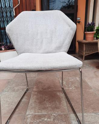 4 sedie imbottite Saba Italia