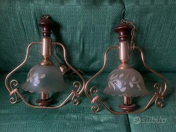 Lampadari vintage funzionanti  anche singolarmente