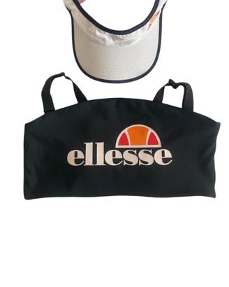 Kit cappello più fascia reggiseno Ellesse nuovo.