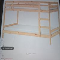 letto a castello , struttura letto ikea 