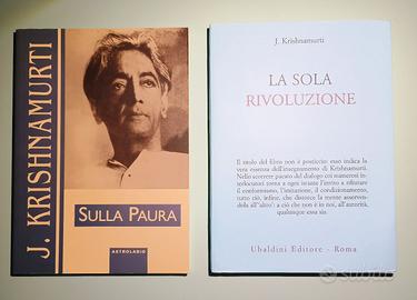 2 libri di Jiddu Krishnamurti
